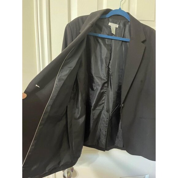 Pure Alfred Sung Black Business Work Blazer Plus Size XXL - Picture 3 of 5
